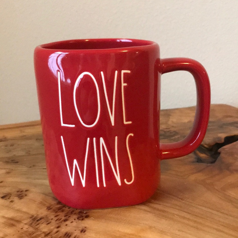 NWT! Rae Dunn Love Wins Mug